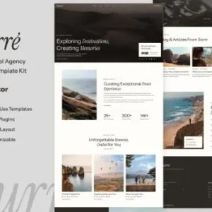 Tourre – Travel & Tour Agency Elementor Template Kit