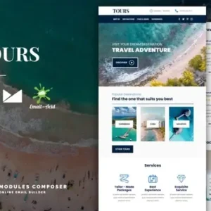 Tours – Book & Travel Responsive Email | Email Templates