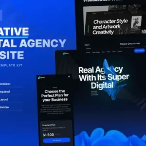 WAgency – Creative Digital Agency Elementor Template Kit
