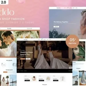 Weddo – Wedding Shop Fashion Shopify 2.0 Theme